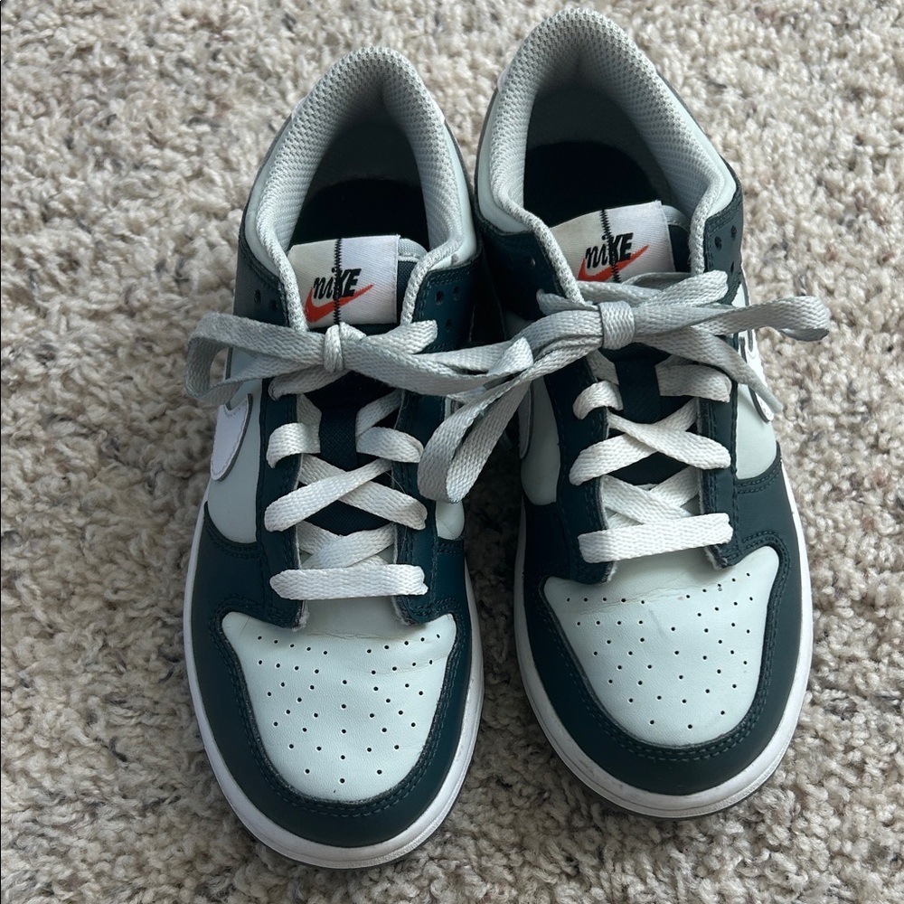 Nike Kids' Teal and White Sneakers